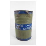 Advertising, Miners lamo union carbide oil can,