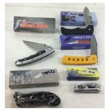 Five pocket knives, Frost and Barracuda