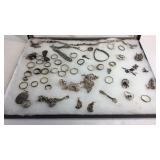 16in display with jewelry, looks like most of the