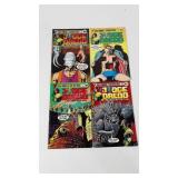 Comic books,  four Eagle Comics Judge Dredd