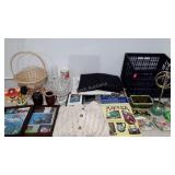 Cat bank, planter, milk crate, handmade sweater,