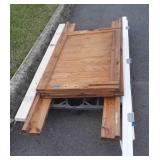 Pine This ends up Bed parts, door hinge trim