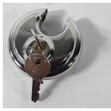 Stainless steel lock with key