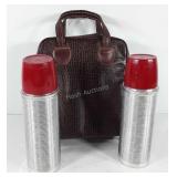 Bag and two thermoses