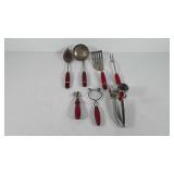 Kitchenwares, includes ladle, spoon, spatula,