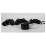 Binoculars, four pairs, includes brookstone with