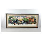 Audubon Zoo poster, framed with custom mat