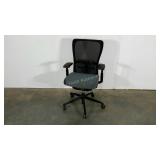 Haworth office chair, adjustable, upholstered