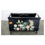 Painted magazine holder, similar to