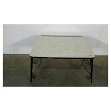 Coffee table, Formica top, 20 x 30, metal