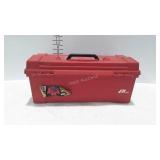 Plano tool box with a few wrenches,  etc