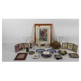 Miscellaneous group, blue willow china, picture