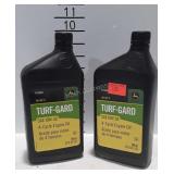 2 quarts of John Deere Turf guard 4 cycle engine