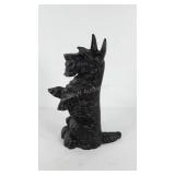Scottish Terrier cast iron door stop, 13.5"