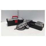 Tool lot: greenbriar drill, and tool boxes