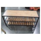 Organizer Wall shelving unit, 3 usable shelves,