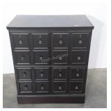 Storage Cabinet, dark color finish, 2doors,