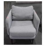 Bedroom type Accent Chair, grey upholstery, needs