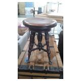 Organ Stool with Glass Ball and Talon Feet