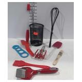 Kitchen tools : cheese slicer, beater, baster,