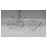 4 Pyrex bowls/ casseroles