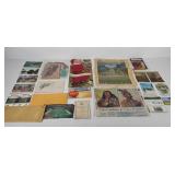 Ephemera, includes Winchester Evening Star paper,