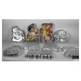 Group of shaped cake pans, includes Winnie the