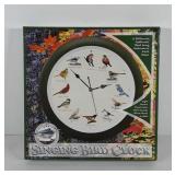 Singing bird clock with box