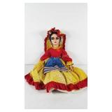 Composite doll in native dress, 27"