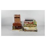 Advertising, Nine cigar boxes, includes Punch,