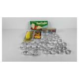 Kitchenwares, includes cookie cutters, corn