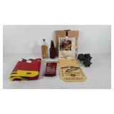 Advertising, includes Panda coffee bags, corn