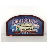 Advertising,  Ice House Beer 3D pressboard sign,
