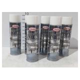 6 cans Claire stainless steel maintainer