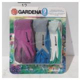 9 pairs of Gardenia gardening gloves, no size