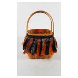 Dual handled longaberger basket with Halloween