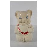 Ceramic cookie jar, Royalware smiling bear,