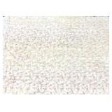 Early knotted quilt, shows age, 61x70