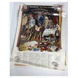 Sports related posters, Orioles, Redskins,