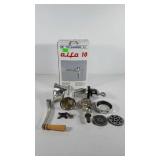 Meat grinder with box, made in Poland