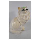 Cat coin bank, 14.5", has some paint chipping and
