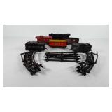 Trains, includes train cars, locomotive, and