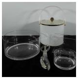 Kitchenwares, includes salad bowl with tongs and