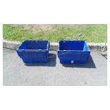 Two Totes with a mess of various Chains