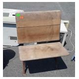 Early School Desk Seat