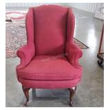 Wingback Chair from Berkley Hall Collection. Red