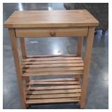 Kitchen Microwave Stand, maple finish, 2 lower