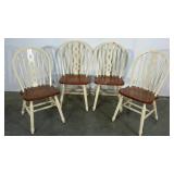 Dining chairs, set of four
