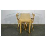 Ikea newly-wed set, draw leaf table and two