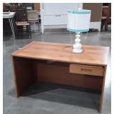 Modern 4ft Teakwood Students Work Desk with lamp